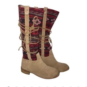 Matt Bernson Aztec Womens Suede Knee High Boots